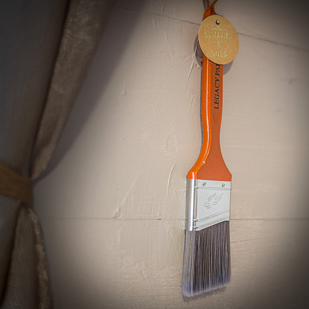 Gustavian & Gold signature Legacy Paint brush - Professional artisan tool for authentic furniture finishes and restoration work