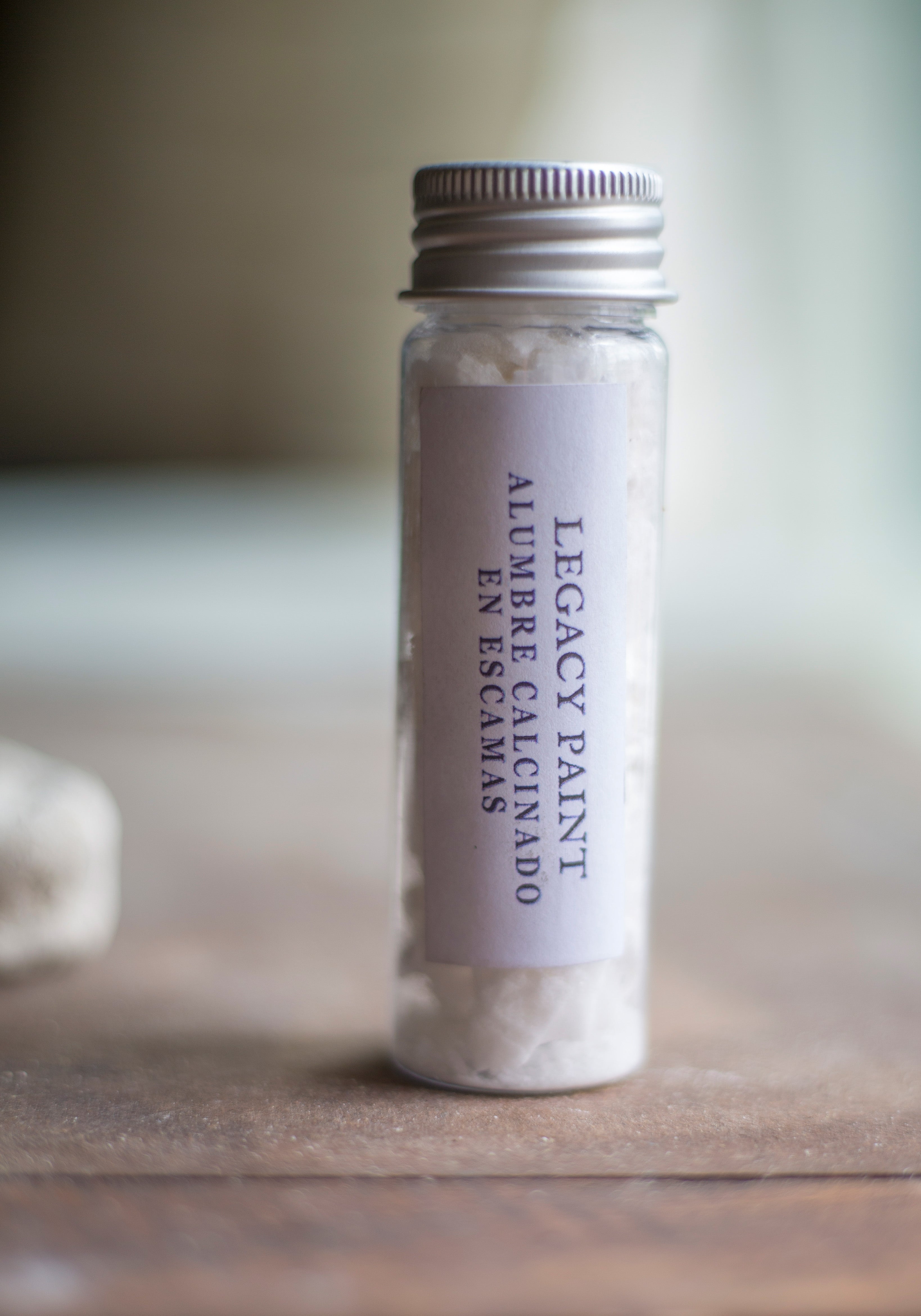 ALUMBRE CALCINADO A LEÑA  ( 25 g)