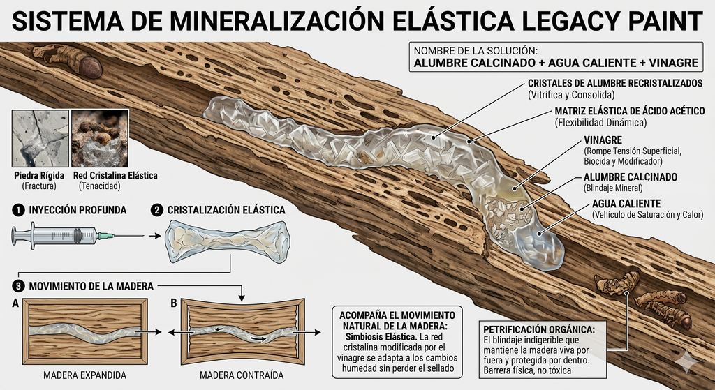 ALUMBRE CALCINADO A LEÑA  ( 25 g)