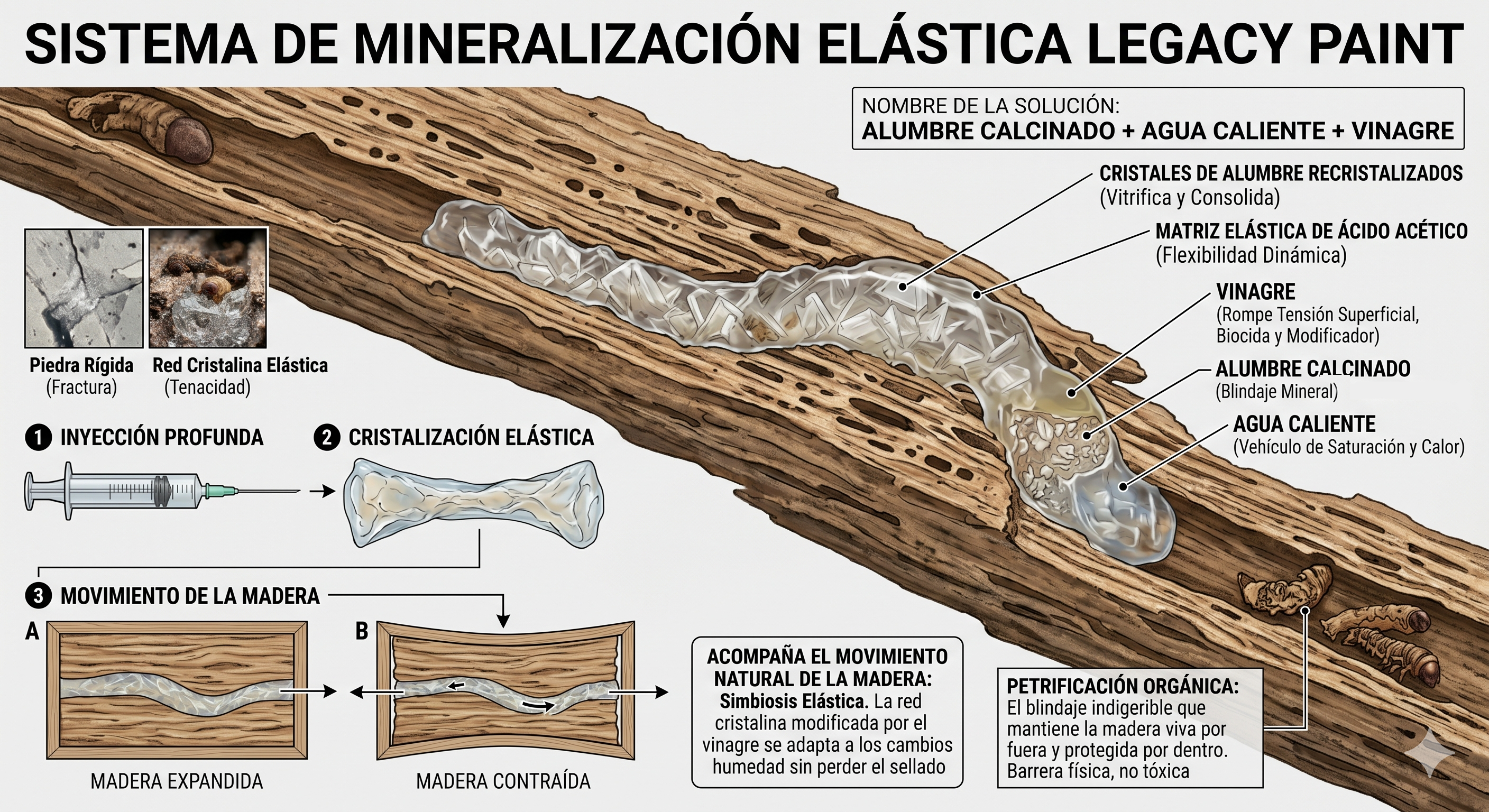 ALUMBRE CALCINADO A LEÑA  ( 25 g)